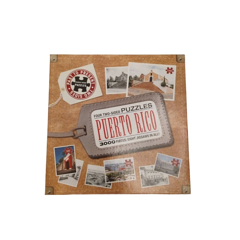 Puerto Rico Four Two-Sided Jigsaw Puzzles 3000 Pieces total